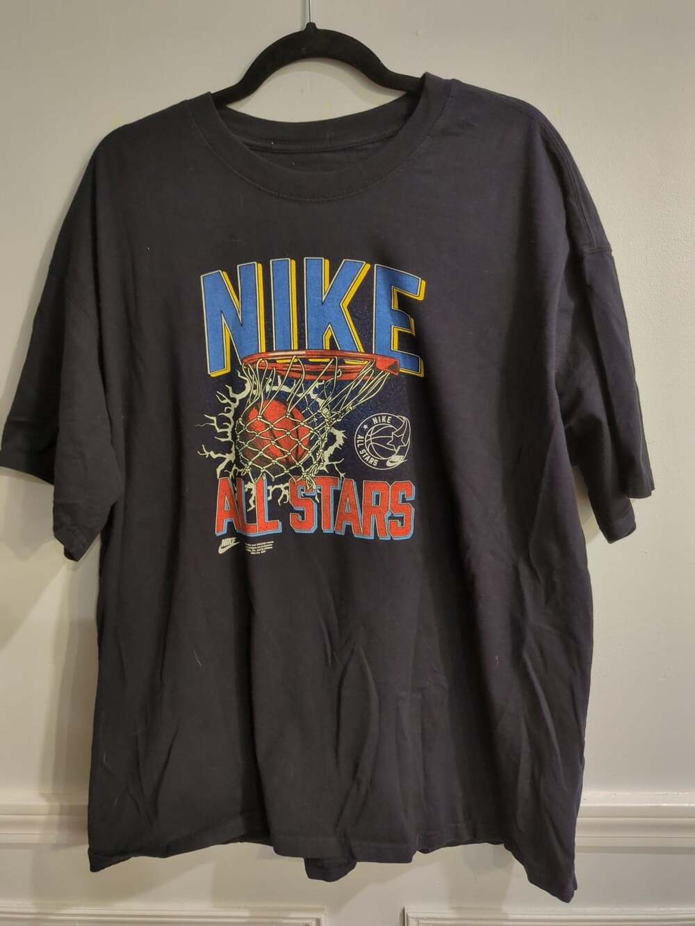 Nike All Stars The Nike Tee Size XL Black Graphic T-Shirt